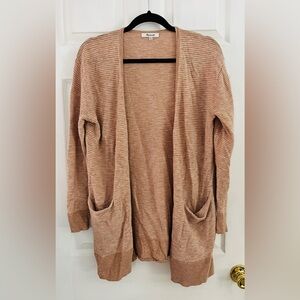 Madewell Summer Ryder Cardigan Women’s Size Extra Small XS Striped w/ Pockets